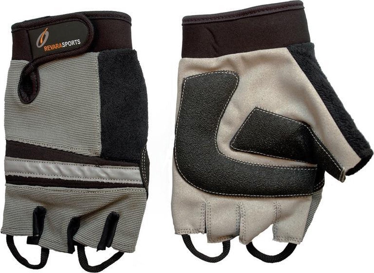 Revara Sports - Rolstoelhandschoen - Grijs XXL