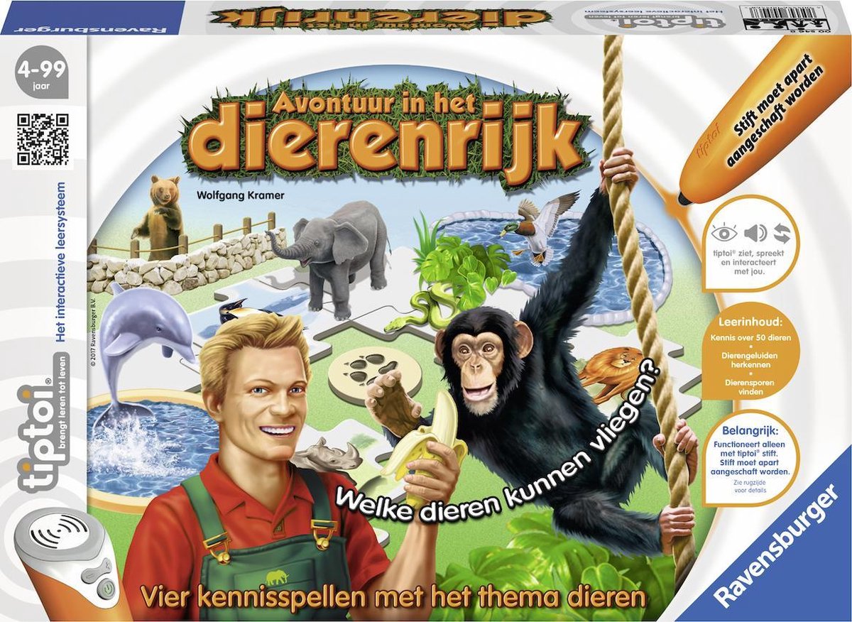 Ravensburger tiptoi® spel Avontuur in het Dierenrijk