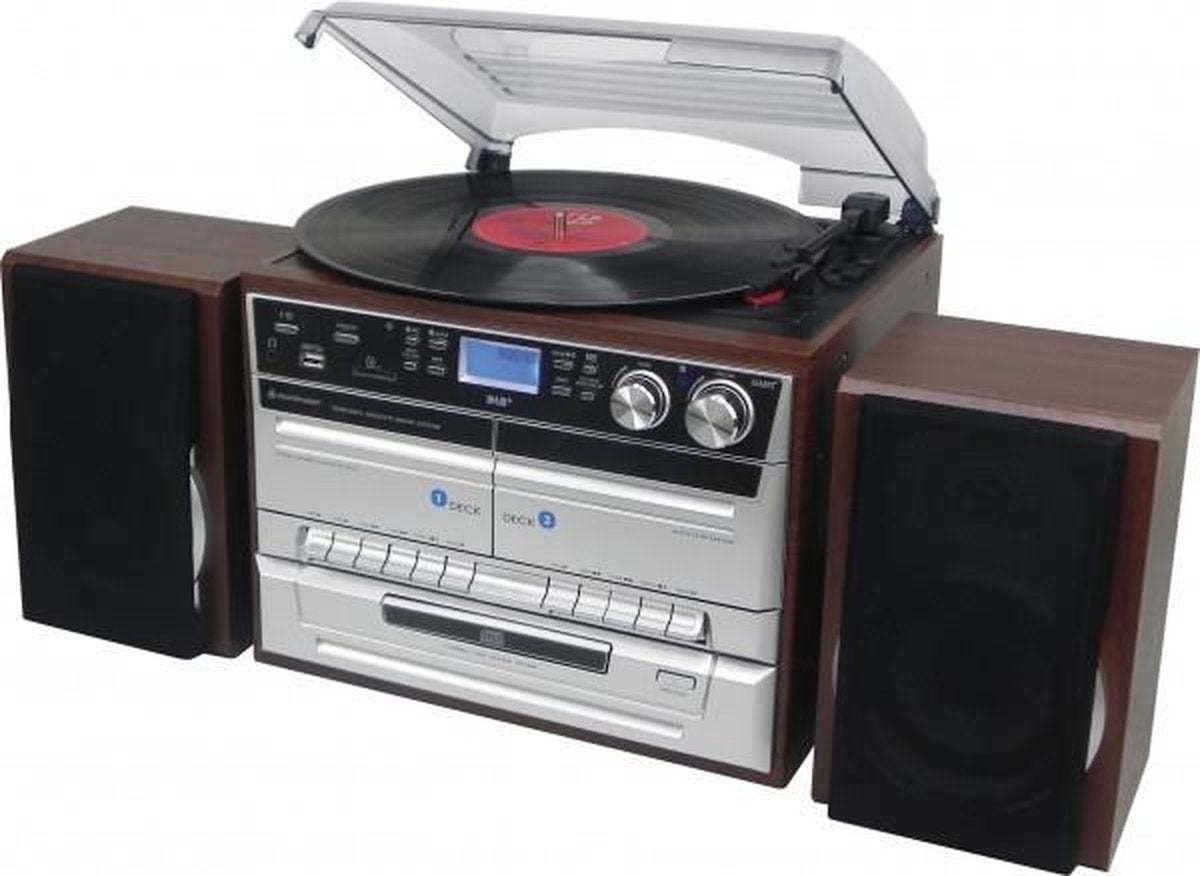 Soundmaster MCD5550DBR -   Music center met bluetooth en DAB+ radio