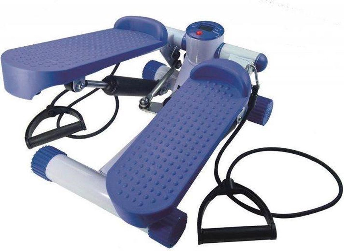 Jocca Fitness Stepper - Met weerstandskabels - Blauw