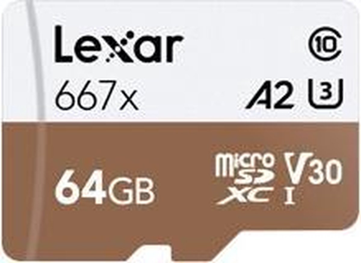 Lexar Professional 667x microSDXC UHS-I flashgeheugen 64 GB