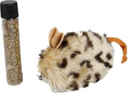Flamingo Sikske Pluche Muis + Catnip Bruin Zwart 19Cm