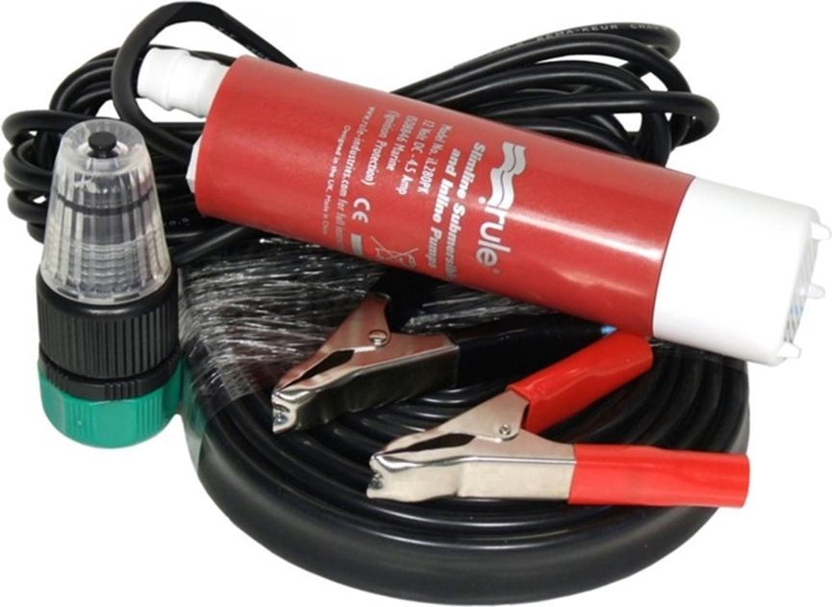 Rule iL280PK draagbare 12V Slimline Pomp 18 liter/min
