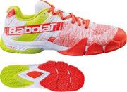 Babolat Movea heren padelschoen - wit/rood/geel - maat 46