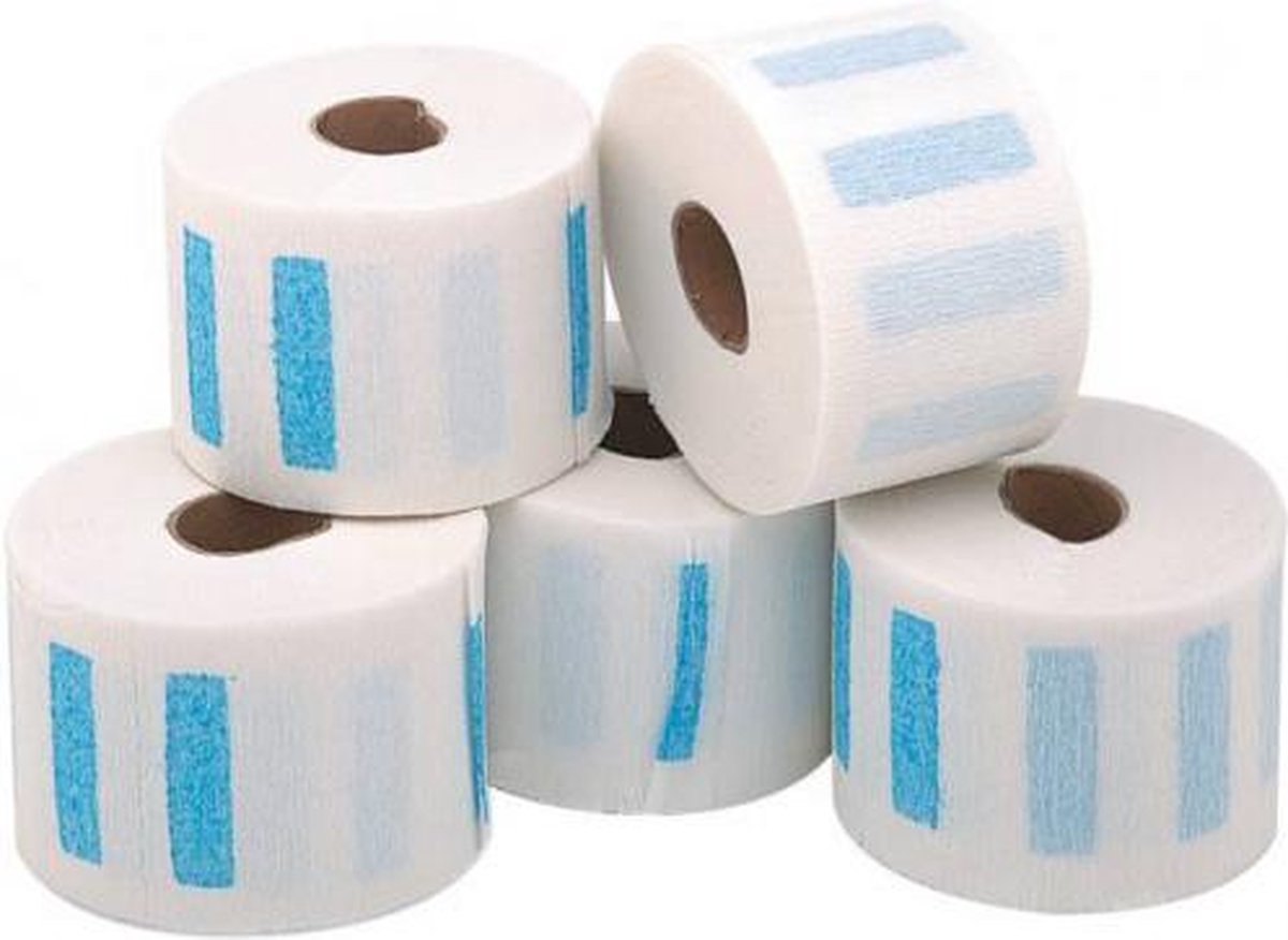 Cazon ® Comfort Nekpapier Voor de  Kapper - 5 Rollen - Nekkraag - Halskragen