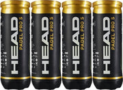 Head Padel Pro S padelballen padel - World Padel Tour padel ballen - 4 blikken = 12 ballen