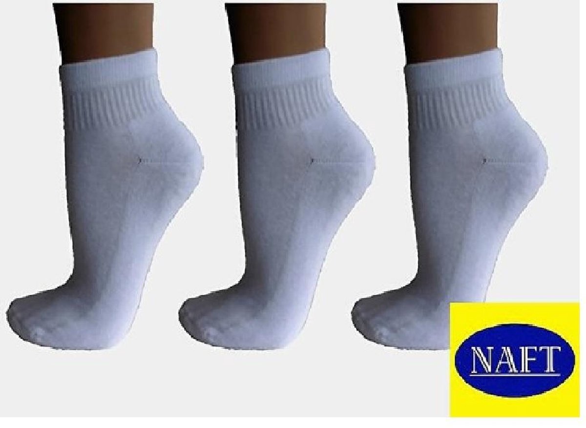 Naft 10 paar Enkel Sokken Multipack Unisex Sneakersokken 43-46