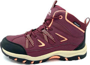 Trespass Waterproof Wandelschoenen - Donker Roze/Zwart - Maat 35