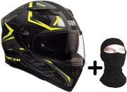 CGM integraalhelm 316G Match2 + bivakmuts - heren - zwart en geel