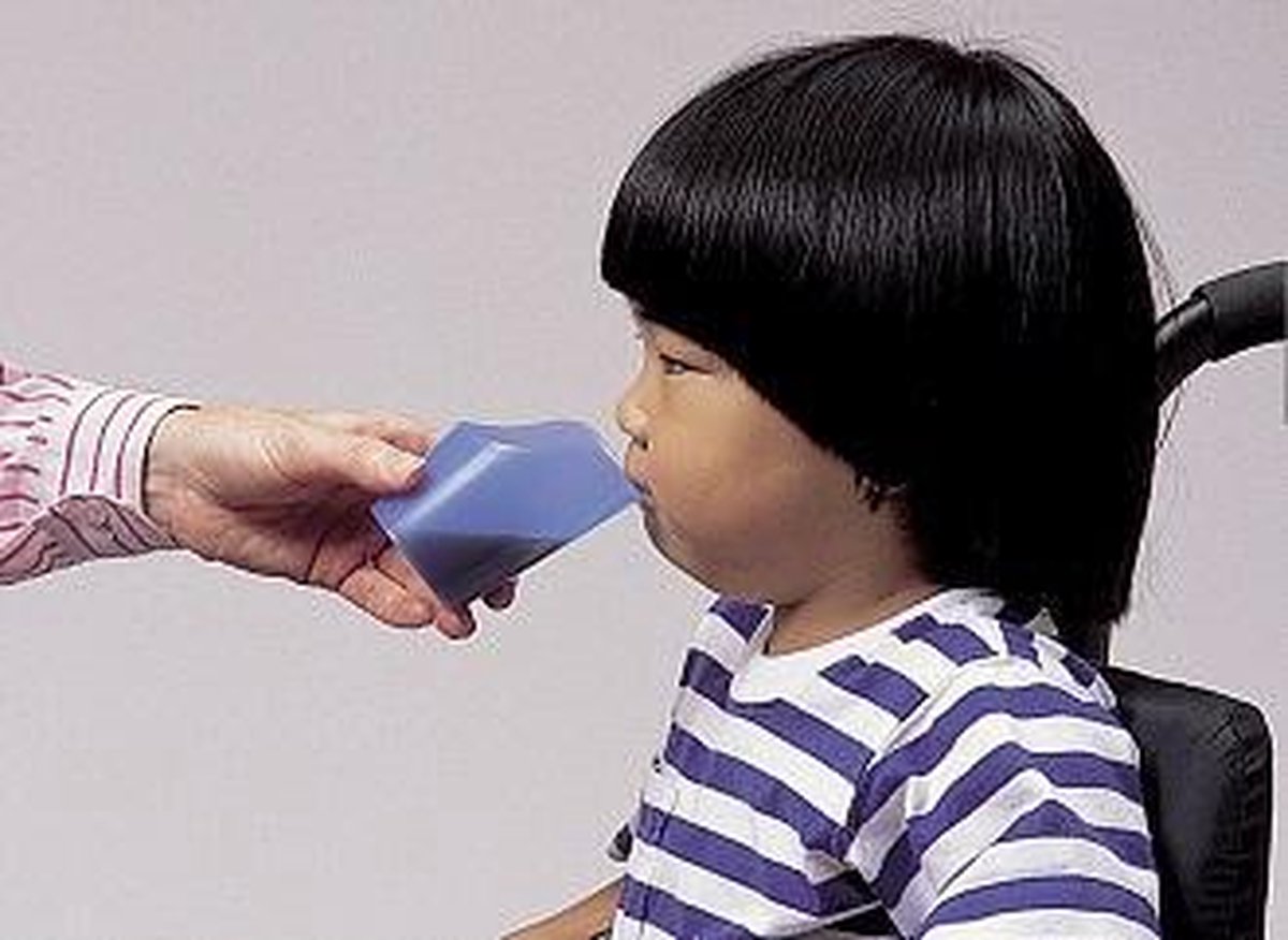 Flexibele neusbeker - medicijnbekers middel - 59 ml blauw (per 5)