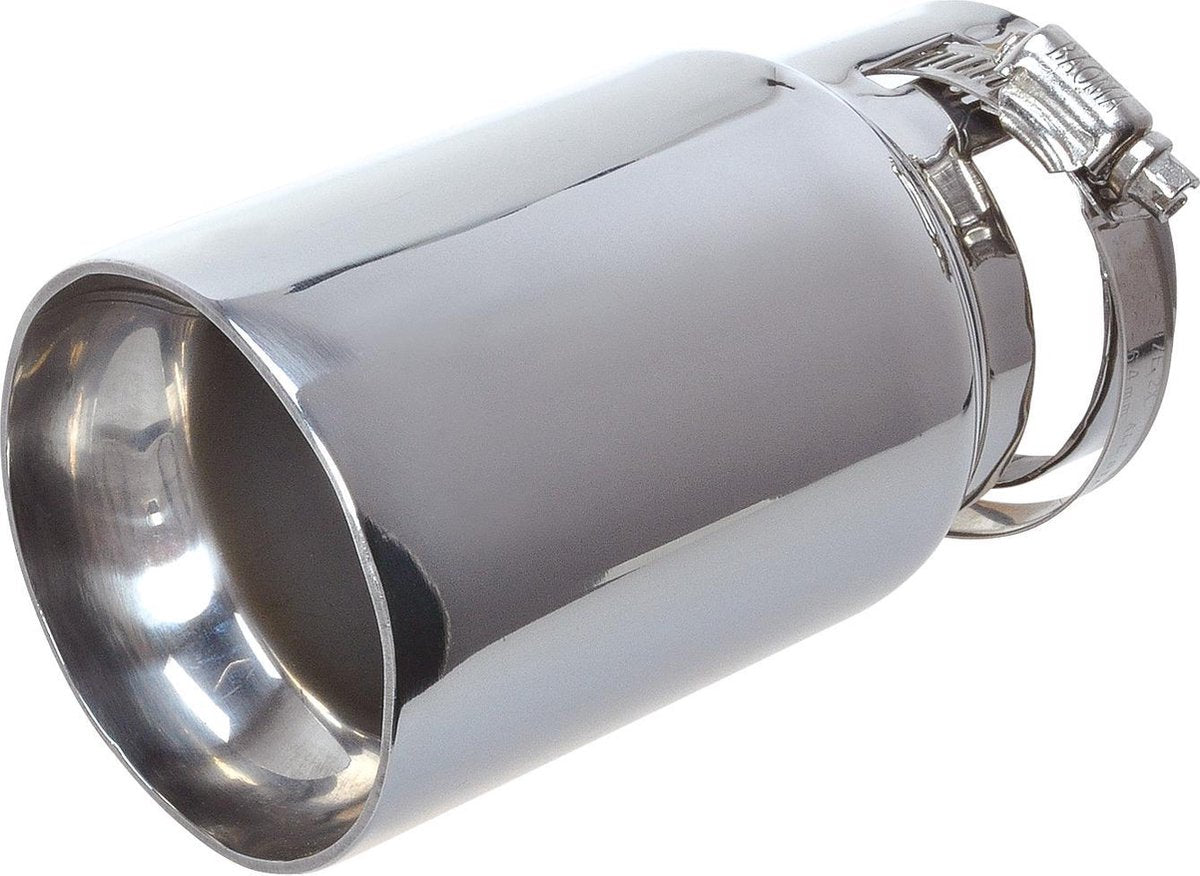 Automax Uitlaat sierstuk  - Rond - Montage tot 60 mm - Zilver