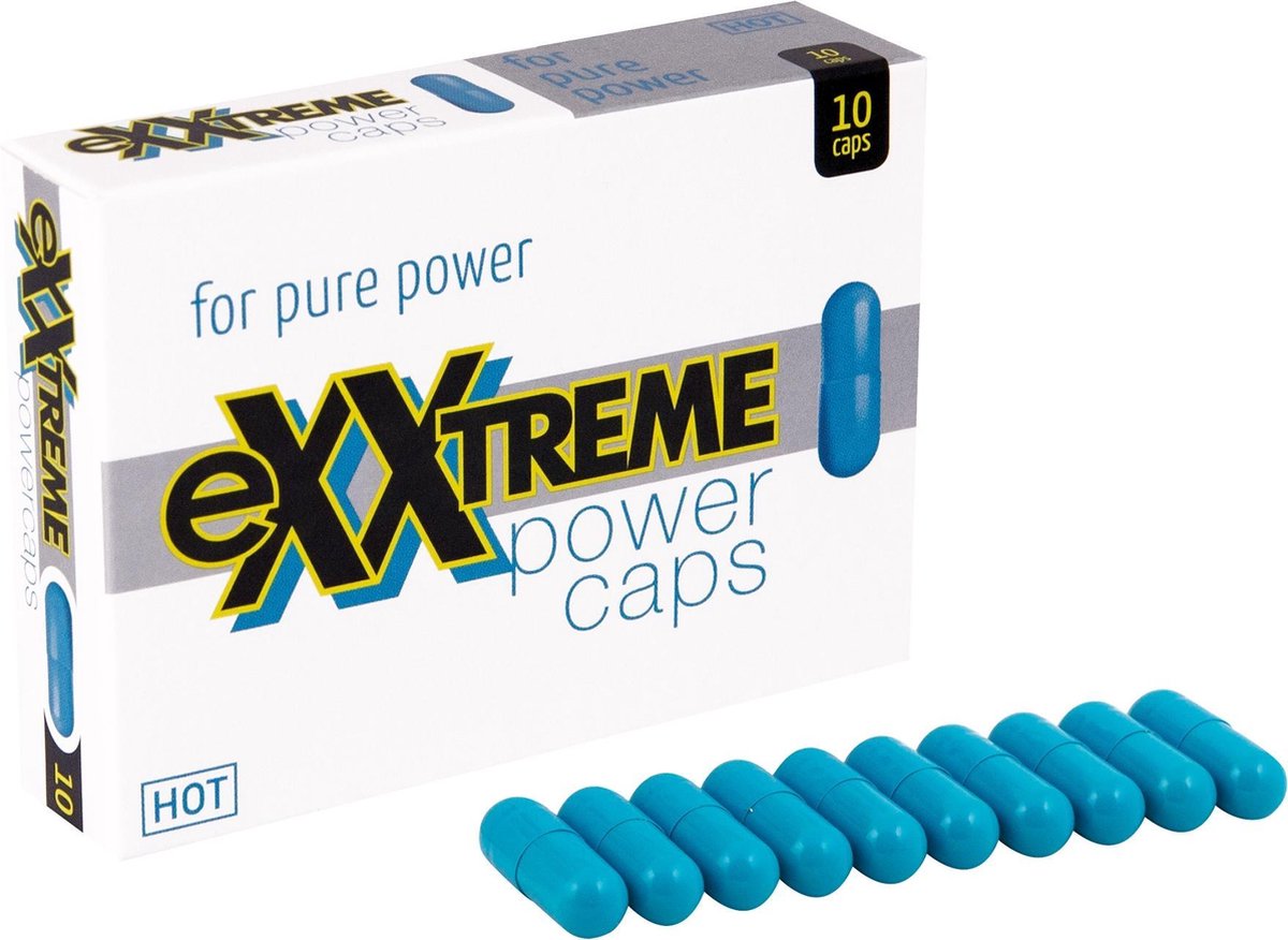 Exxtreme Potentie Pillen - 10 capules - Extreem veel extra power - Meer zin in sex - Langdurige harde erectie