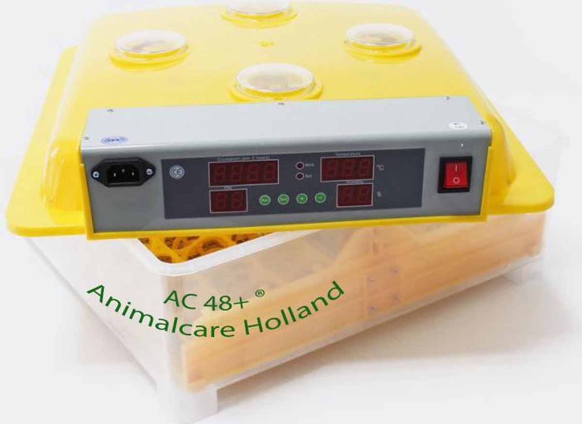 Broedmachine | 48 eieren (met hygrometer) - Model- AC 48+ ®