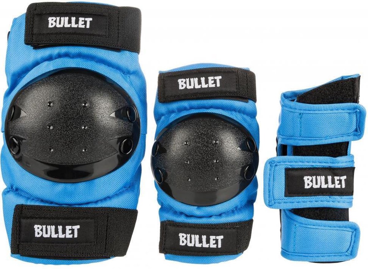 Bullet beschermset Junior blauw - Maat L Kids
