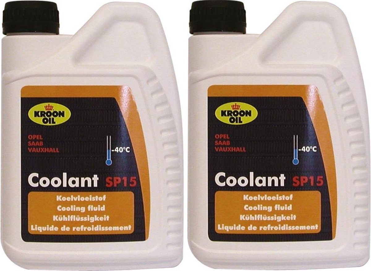 Kroon Oil Koelvloeistof Sp15 -40°c 1 Liter - 2 Stuks