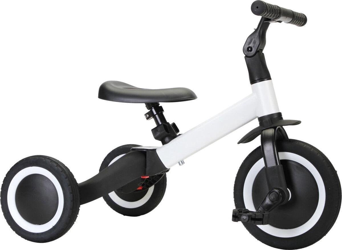 Topmark 4 in1 Driewieler - Loopfiets - Balance Bike - Kaya - Wit