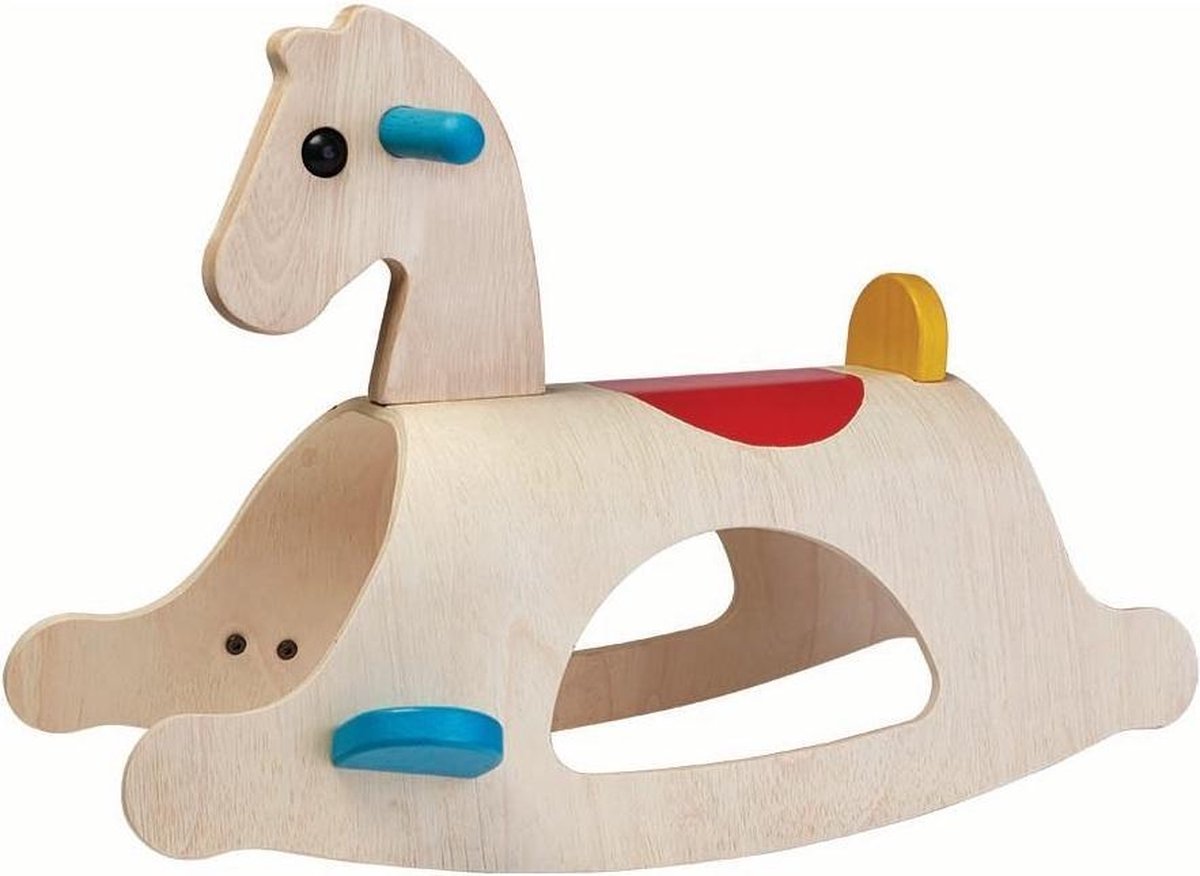 Plan Toys Drewniany konik na biegunach Palomino