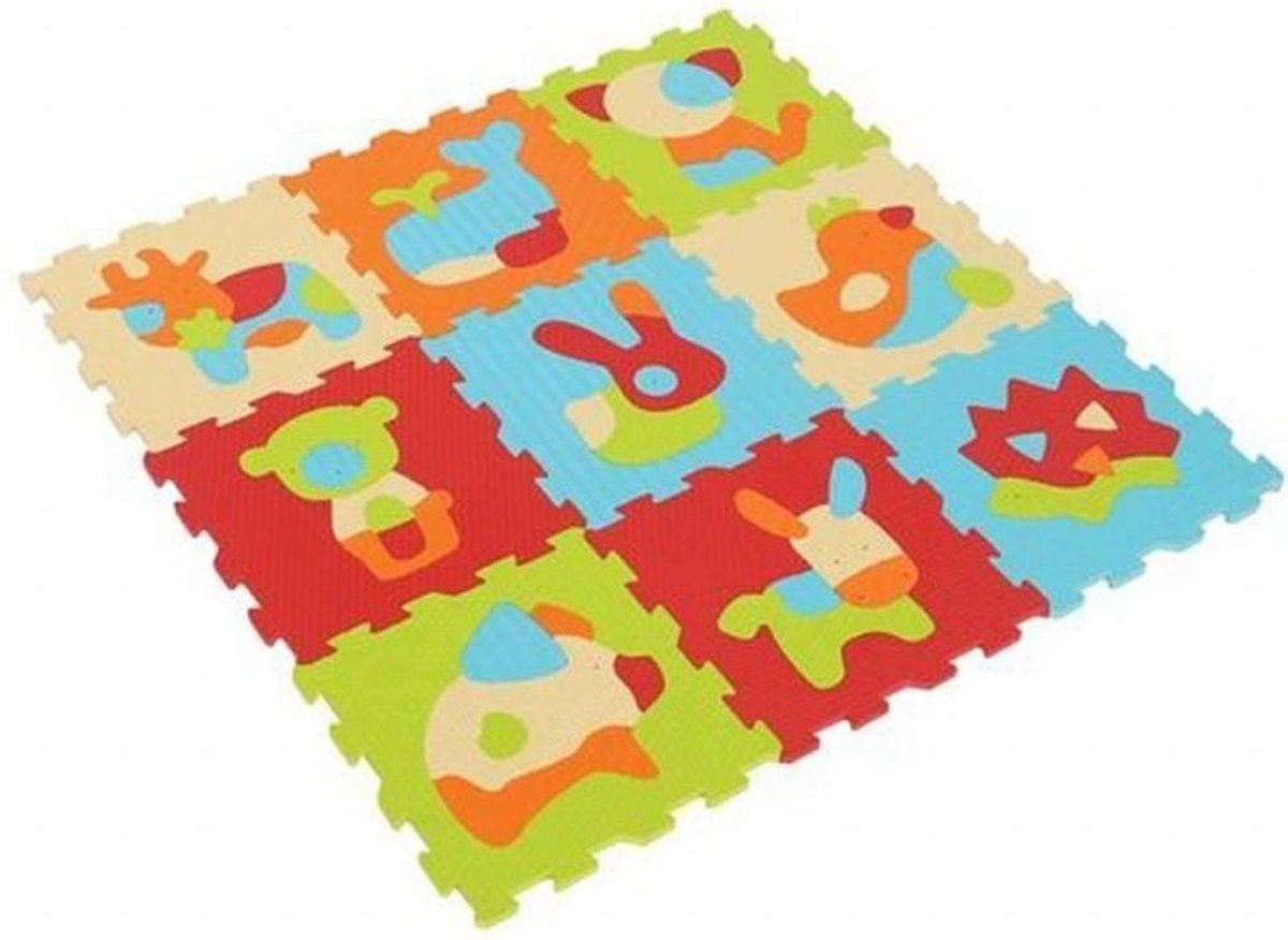 Ludi Tegels Dieren 90x90 cm