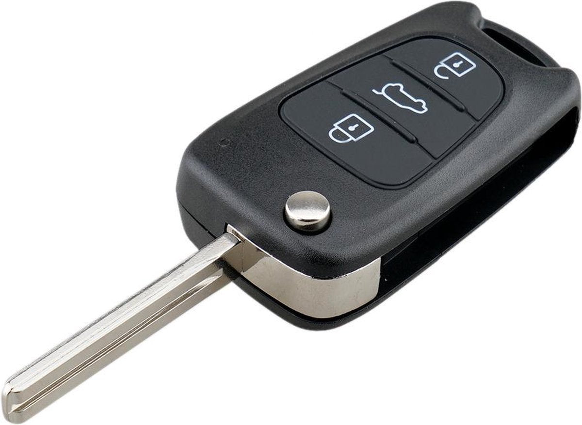 Kia - Hyundai klapsleutel behuizing - sleutelbehuizing - sleutel behuizing - 3-knops