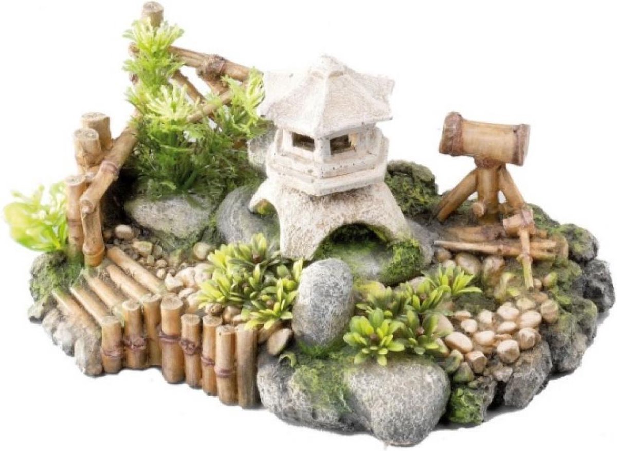 Aquariumdecoratie Chinese tuin 22