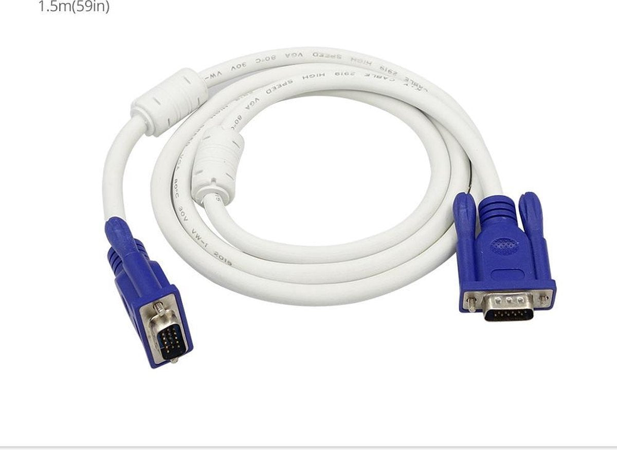Garpex® VGA Kabel - VGA (D-Sub) naar VGA (D-Sub) Male - 1.5meter