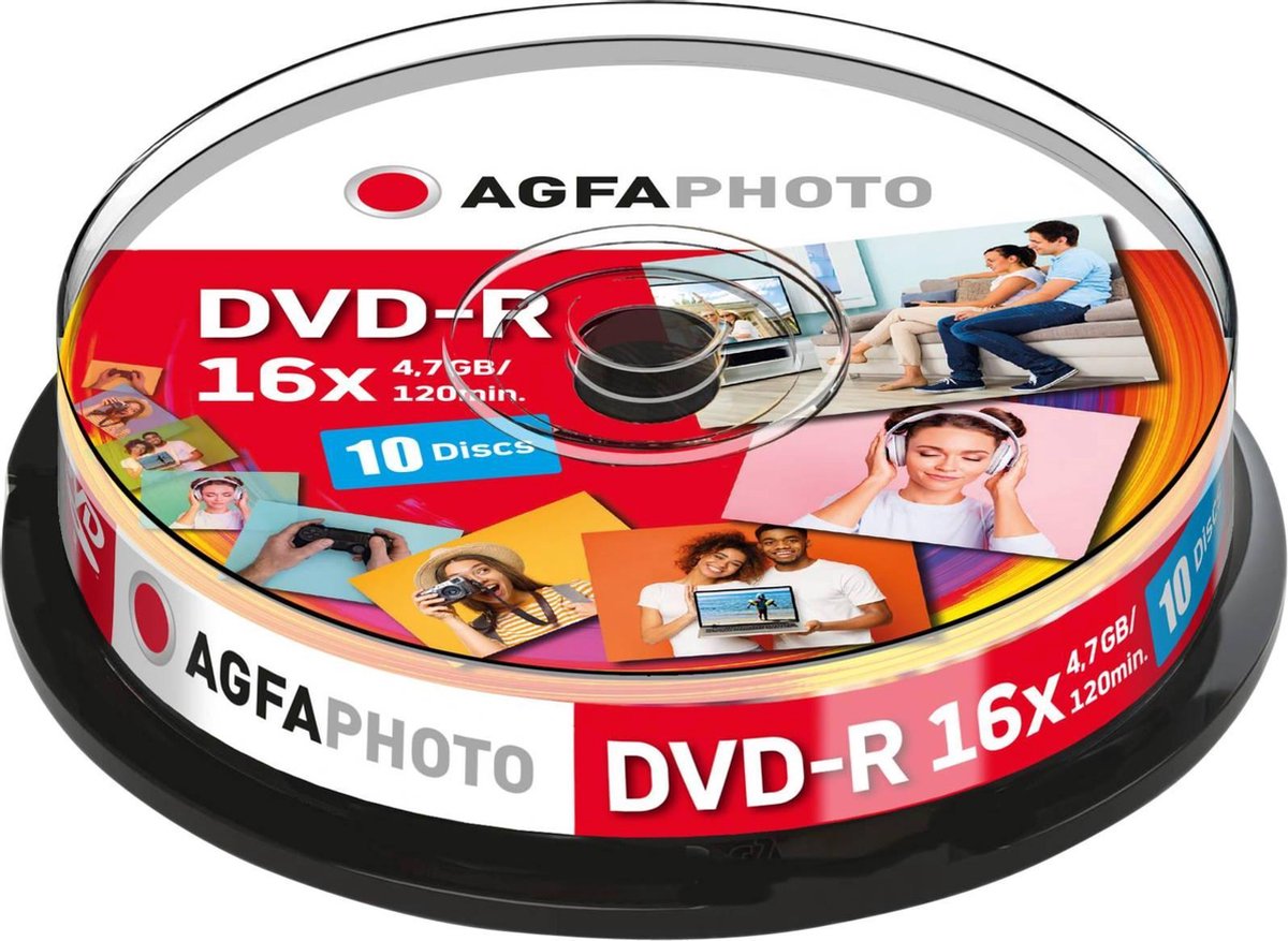 1x10 AgfaPhoto DVD-R 4
