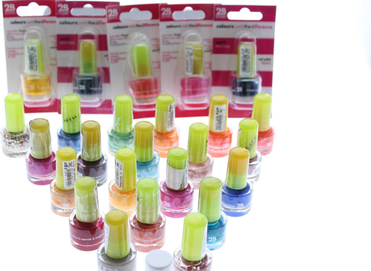 Assortiment 2B Nagellak - 20 stuks verschillende kleuren
