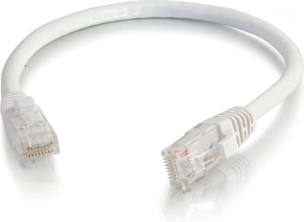 C2G 1m Cat6 Booted Unshielded (UTP) netwerkpatchkabel - wit