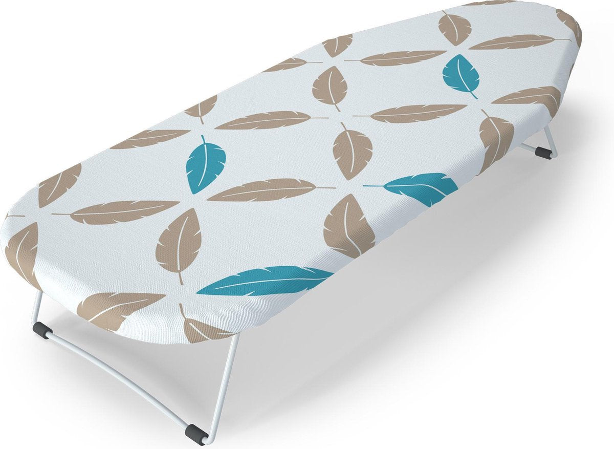 LaundrySpecialist® TAFELBLAD STRIJKPLANK OVERTREK 80 x 42 cm - universeel en geschikt voor alle standaard tafelblad strijkplanken met afmetingen tot 76 x 36 cm