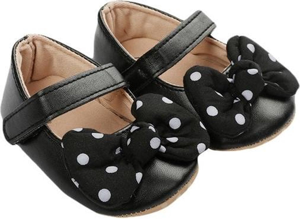 Kinderschoenen Meisjes - Babyschoenen - Baby schoentjes Meisje - Zomer - Zwart - Maat 21 - 12-18 maanden
