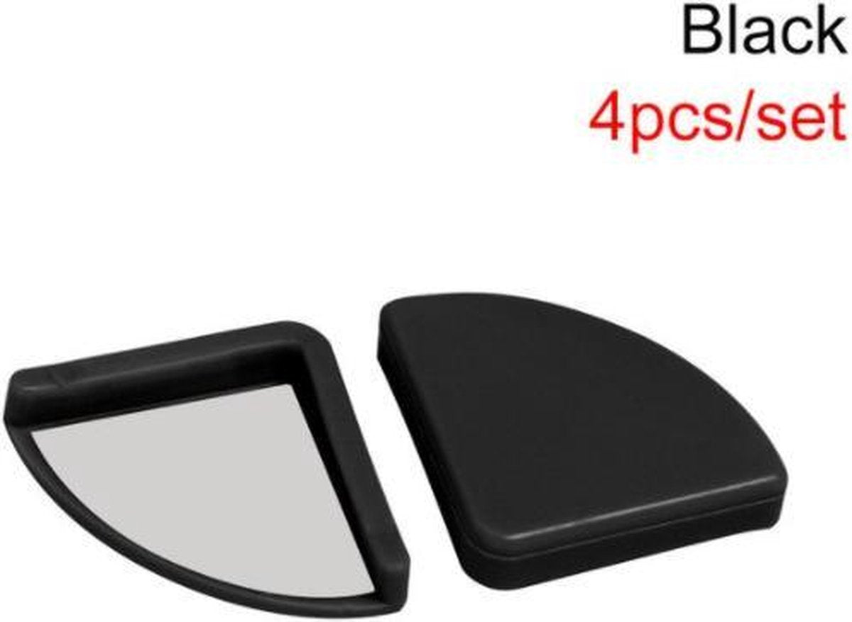4 Stuks - Siliconen Tafel Hoekbeschermers Set - Zwart - Tafelhoek Beschermers - Beschermhoeken - Veiligheid Baby Peuter en Kind - Zelfklevende tafelhoek beschermers - Tafelhoekjes bescherming - Kinderbeveiliging - Bescherming