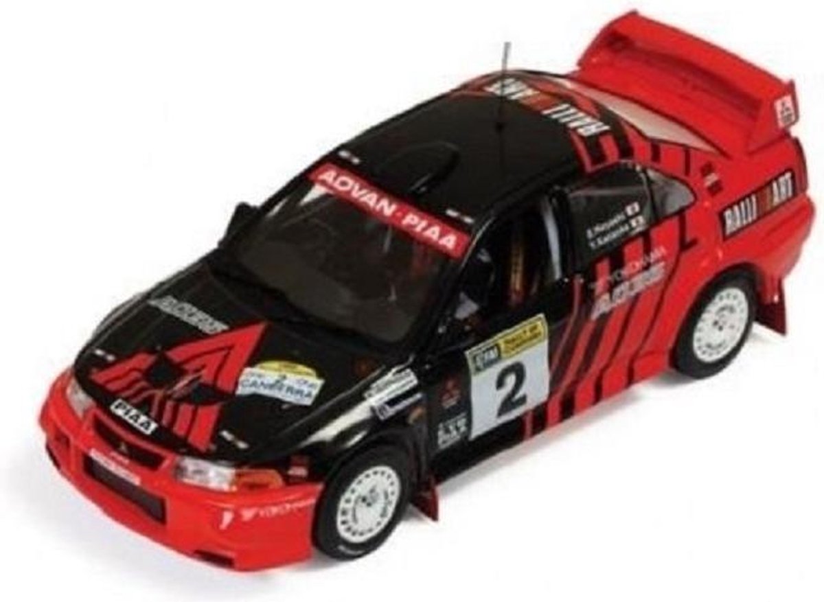 Mitsubishi Lancer Evo VI #2 Winner Rally of Canberra 1999 - 1:43 - IXO Models