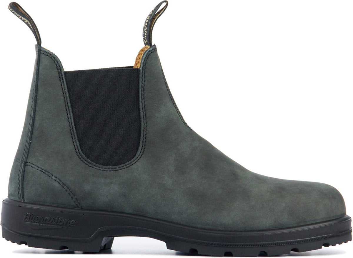 BLUNDSTONE Mannen Nubuck  Chelsea boots / Laarzen / Herenschoenen Classic rustic - Zwart - maat 45