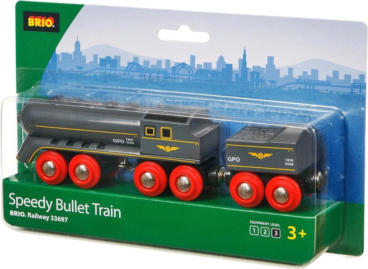 BRIO Zwarte hogesnelheidstrein - 33697