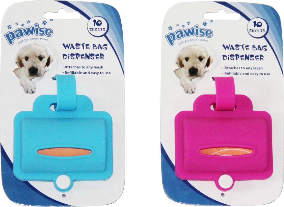 Waste Bag Dipenser Silicone - incl 20 zakjes