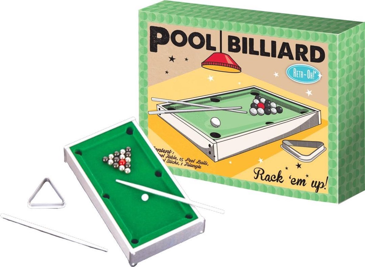 RetrohAluminium mini-billard