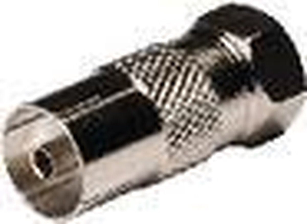 Antenna adapter F male - coax female 1 pc metal