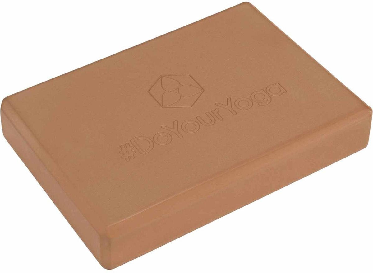#DoYourYoga - Yogablok - »Damodar« - Platte Yogablock van gehard schuimstof - 300g