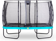 Trampoline EXIT Elegant - 244x427cm - met Economy veiligheidsnet - blauw