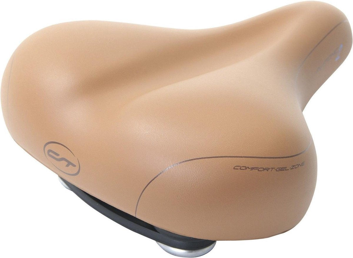 Contec Anatomic 2 Fietszadel - Unisex - Lichtbruin - 100% Waterdicht - Gel