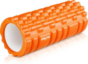 Athletix® - Grid Foam Roller - Trigger point - Yoga - 33cm - Oranje