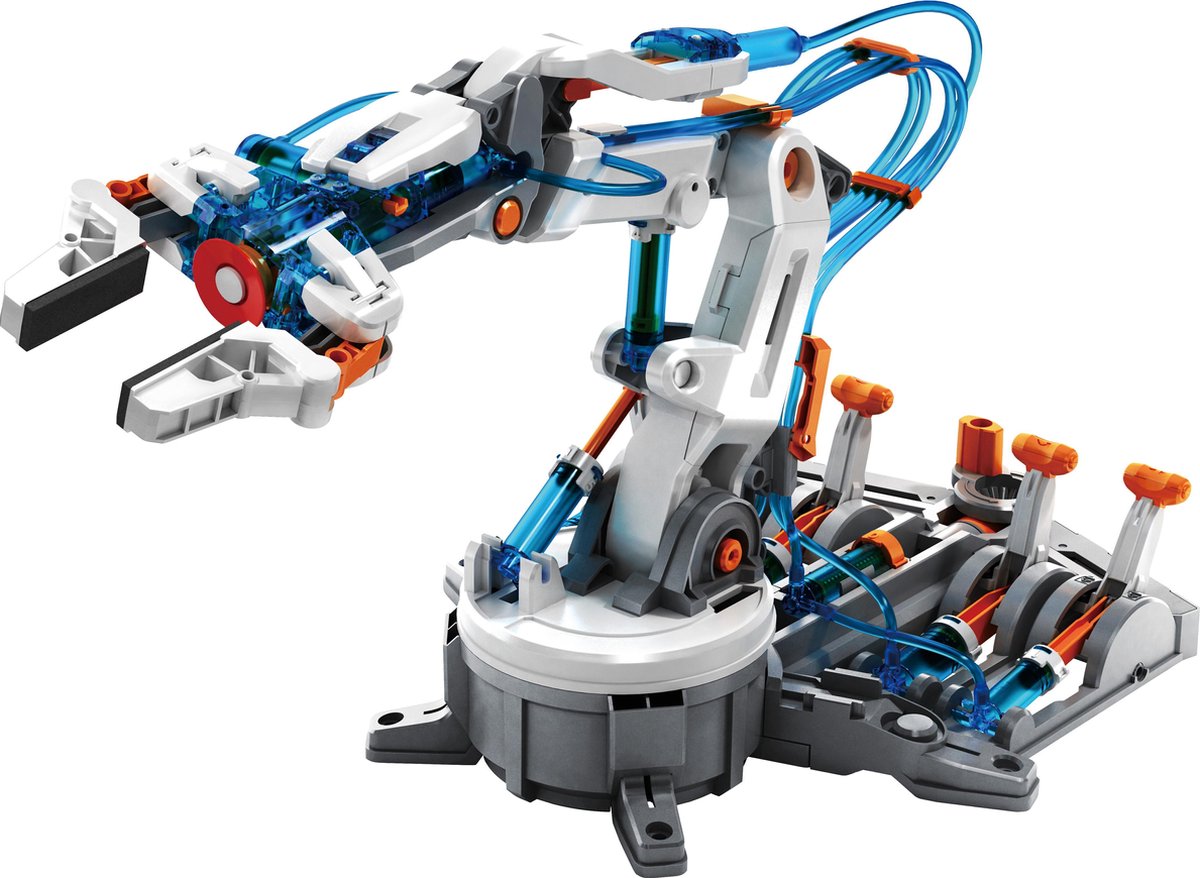 POWERplus Octopus Hydraulische Speelgoed Robot Arm | Robotarm op waterdruk | STEM speelgoed | bouwpakket