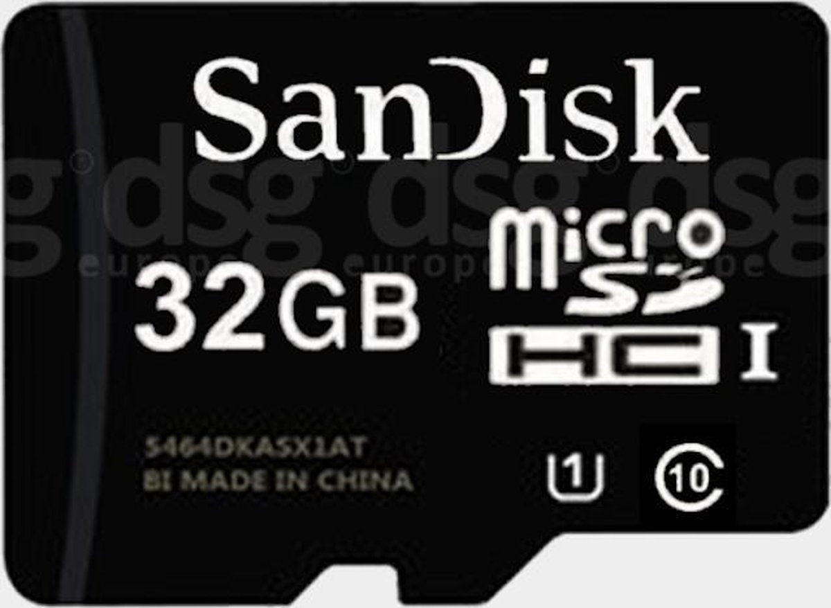 Micro-SD geheugenkaart 32 GB