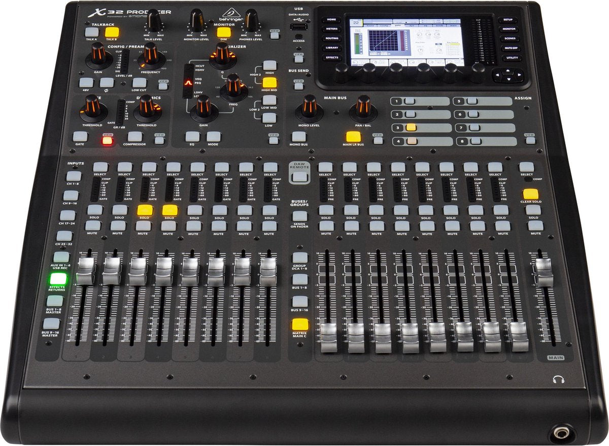 Behringer X32 40channels 10 - 22000Hz Zwart mengpaneel