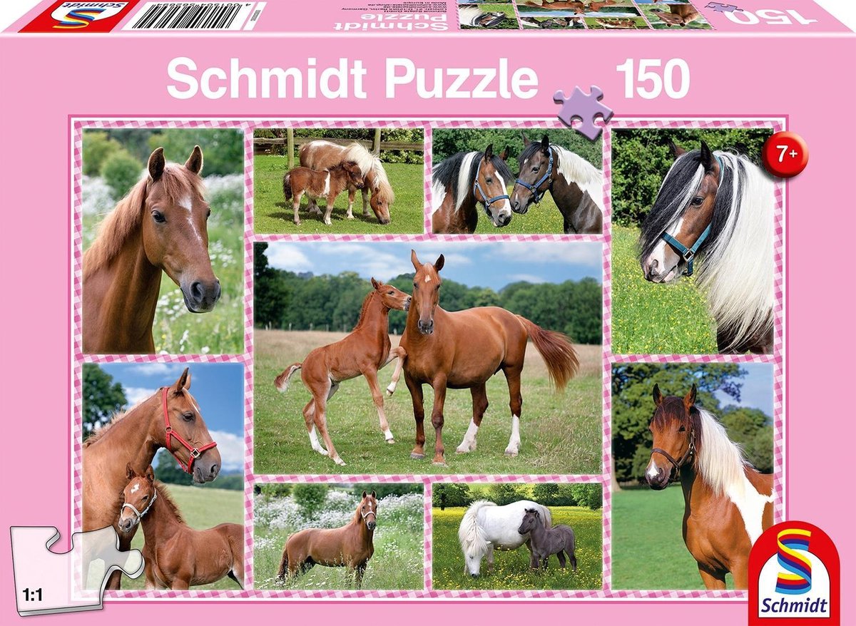 Schmidt puzzel Prachtige Paarden - 150 stukjes - 7+