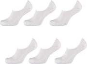 Apollo 6P Invisible Sneakersokken Wit - Maat 36-41