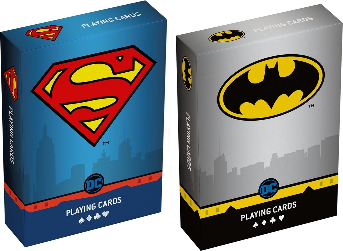Batman - Superman  - Speelkaarten duopack