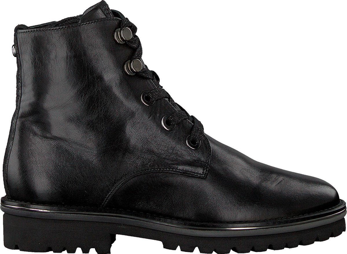 Hassia Meran Veterboots - Laarzen Met Veters - Dames - Zwart - Maat 42
