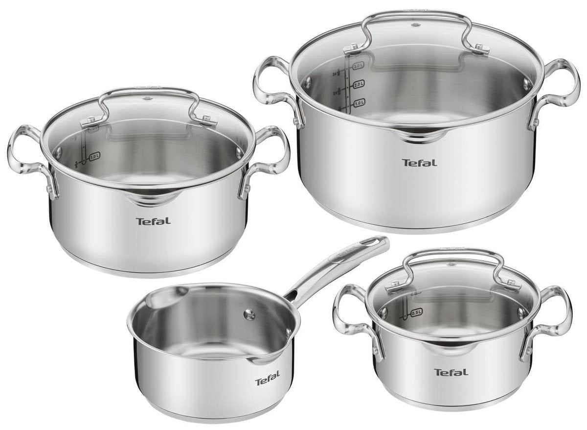 Tefal Duetto + Pannenset - 4 delige kookset