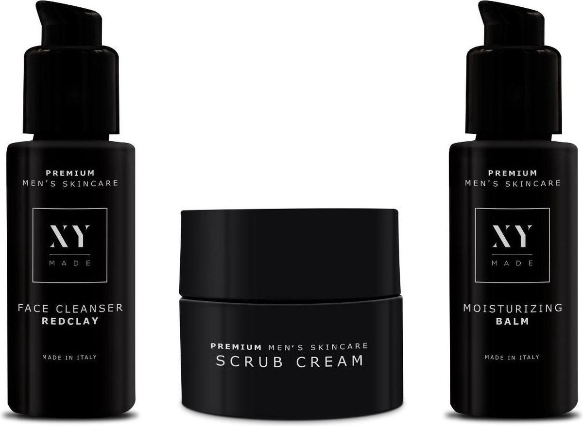 XY Made Essential Set - Gezichtsverzorging Mannen - Gezichtscrème – Dagcrème